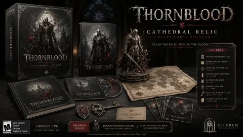 Visual design of virtual game collector’s edition gift box