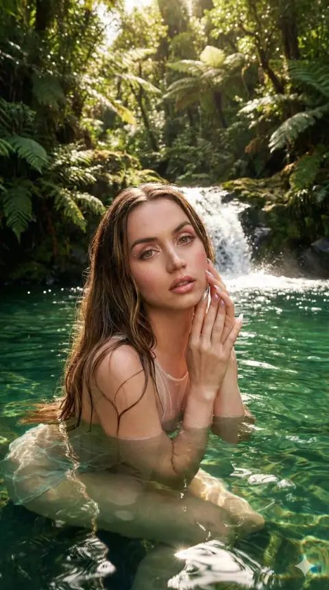 Water elves in the tropical rainforest