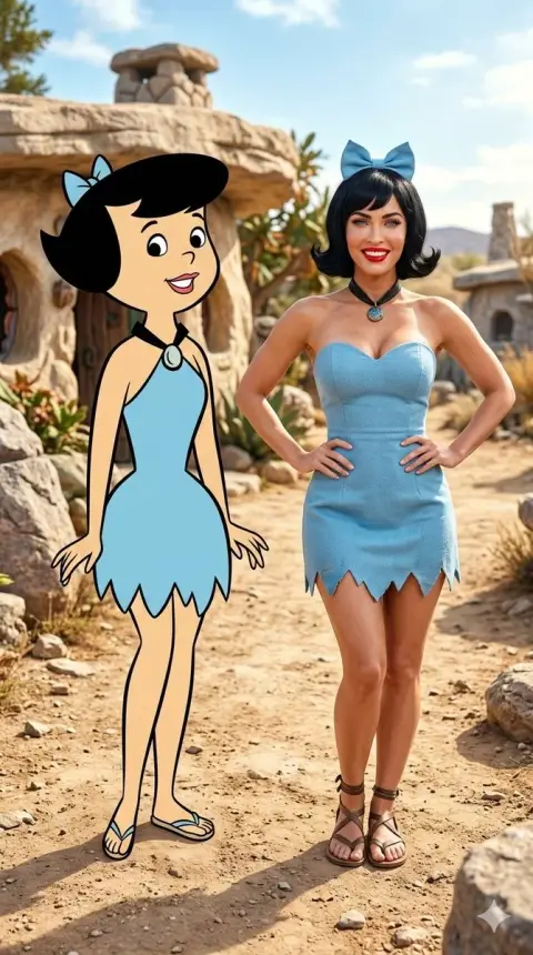 When a Hollywood actress crashed into the 2D Stone Age