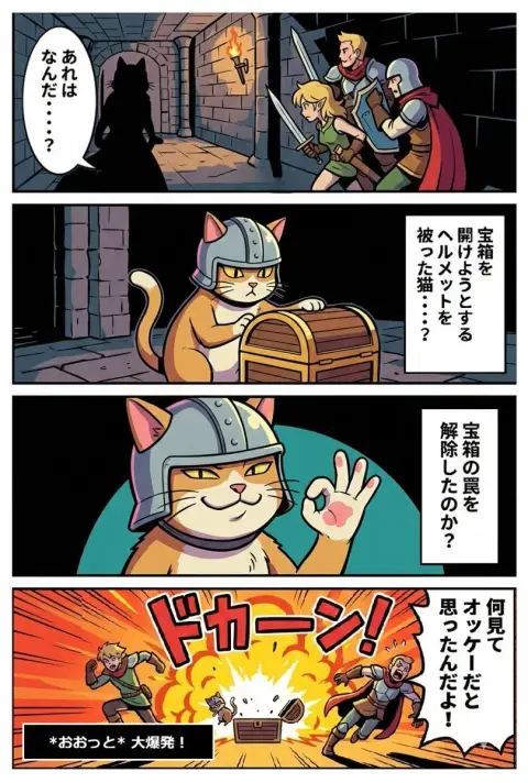 Witchcraft and construction site cats are linked, and the cat character with five-fingered flesh pads
