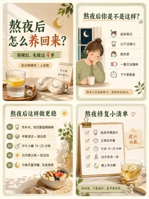 Xiaohongshu health graphic and text master design