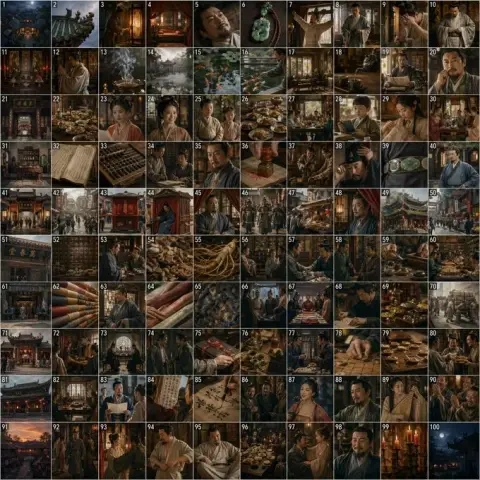 Ximen Qing’s Day with Hundred Palaces Storyboard