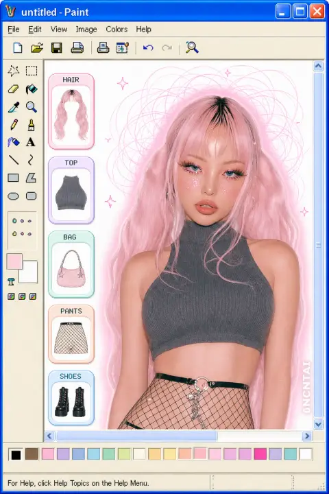 Y2K MS Paint