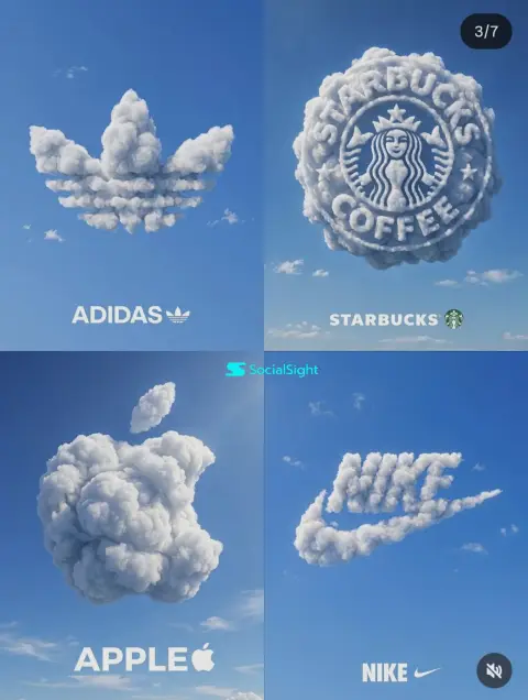 Yunduo brand logo series poster prompt words