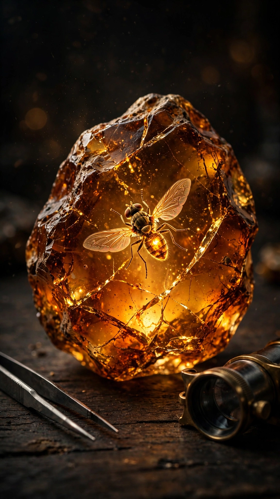 Insects in Amber Light