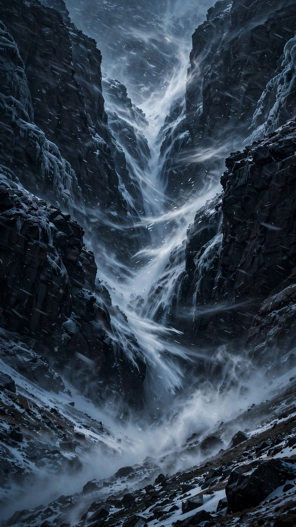 White Fire in the Gully