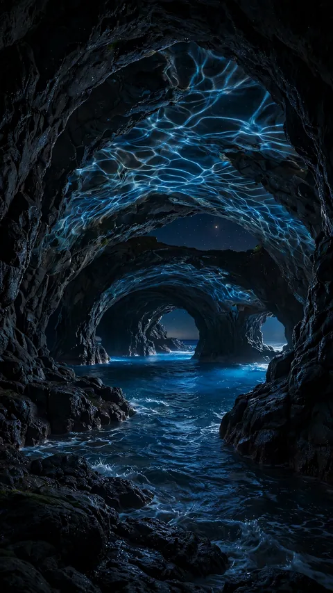 The Blue Heart of the Cliff