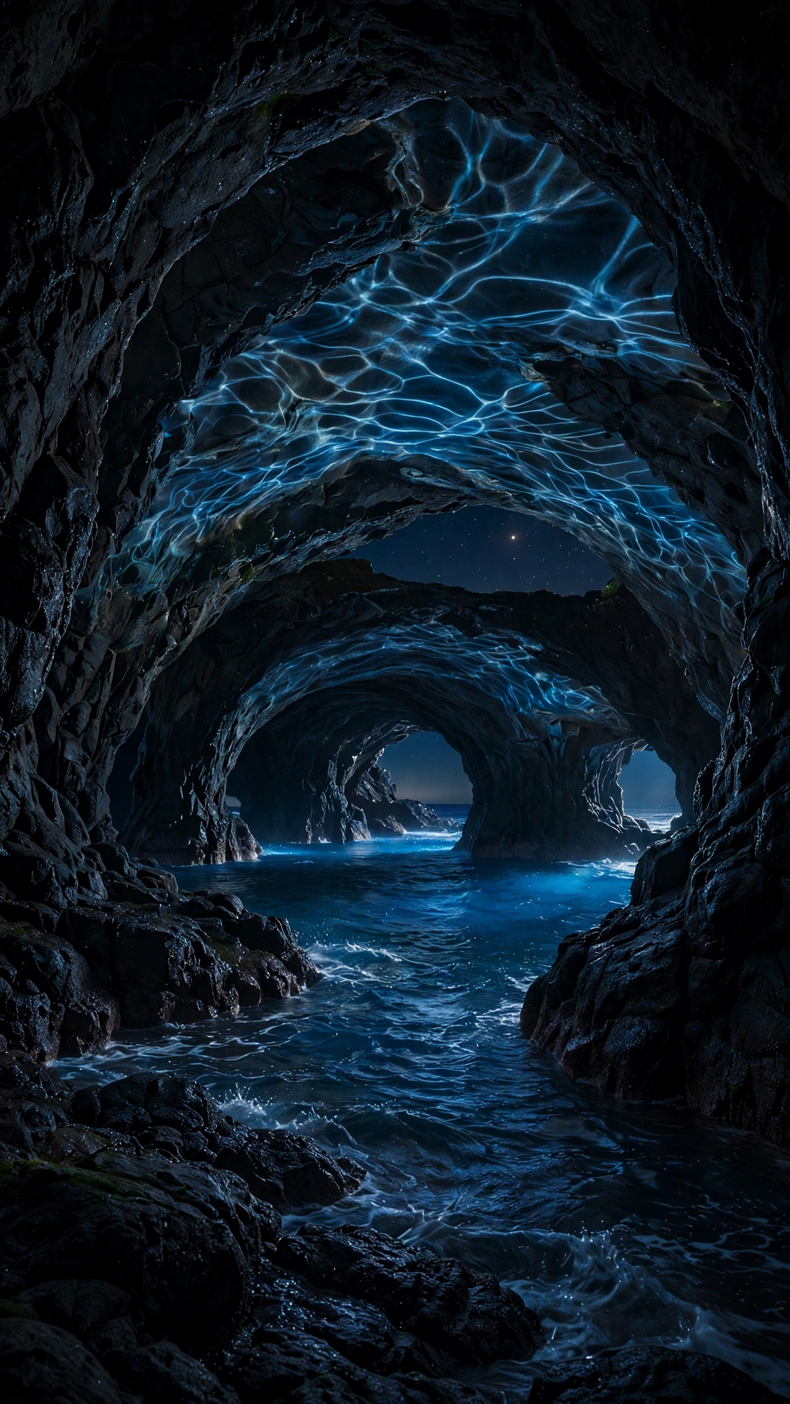 The Blue Heart of the Cliff