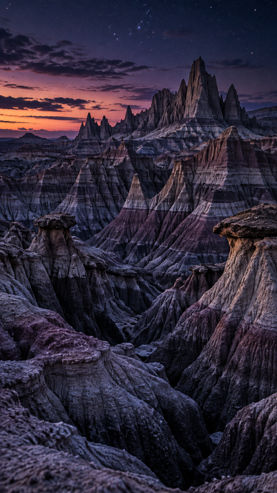 Spires at Blue Hour