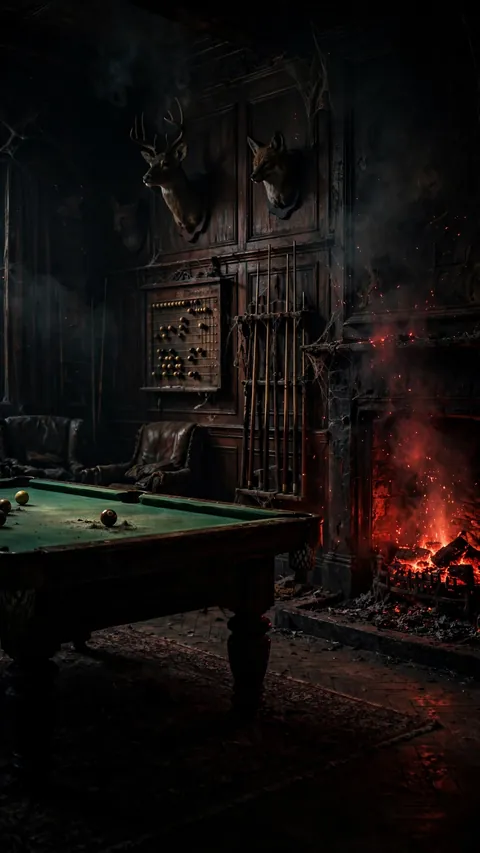 Embers Over Green Felt