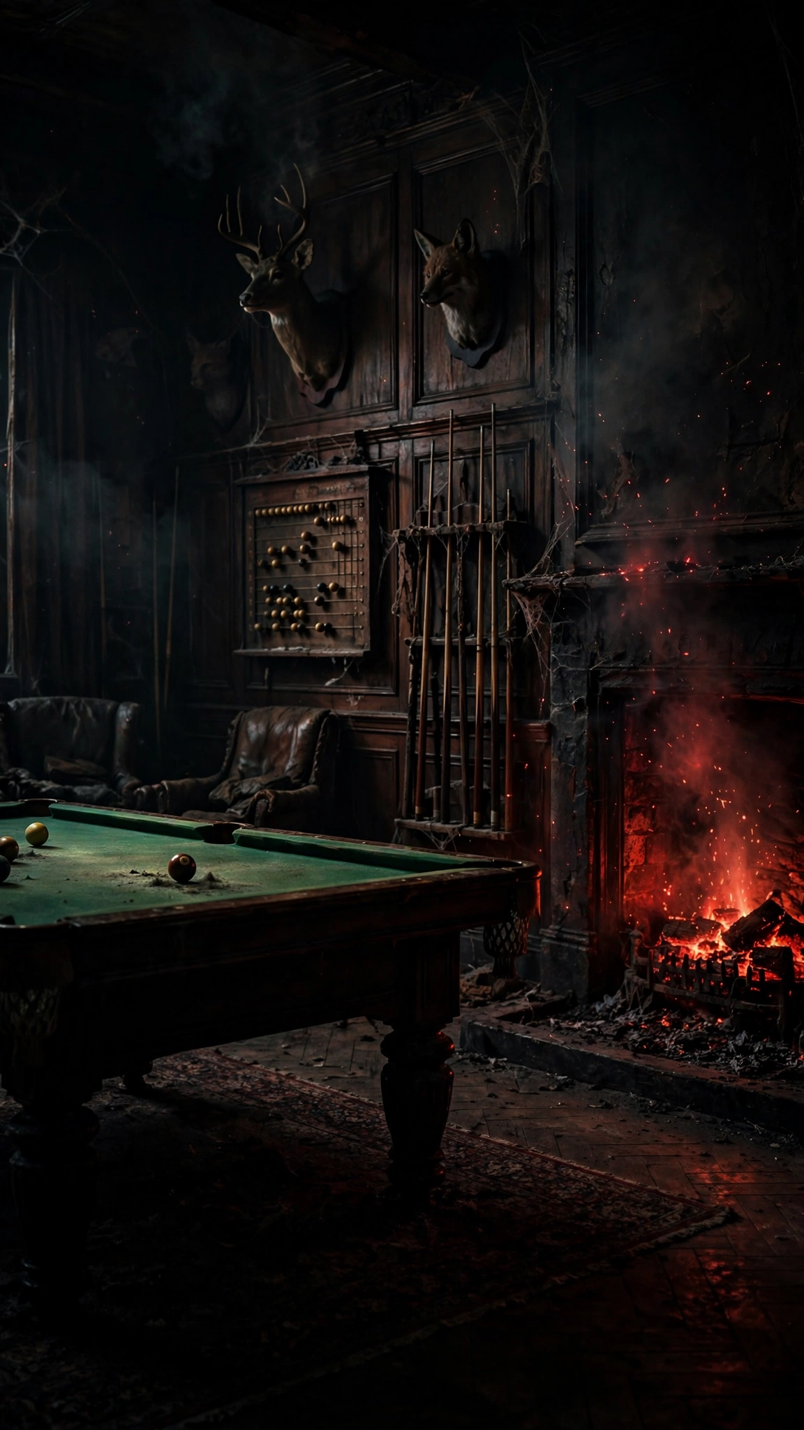 Embers Over Green Felt