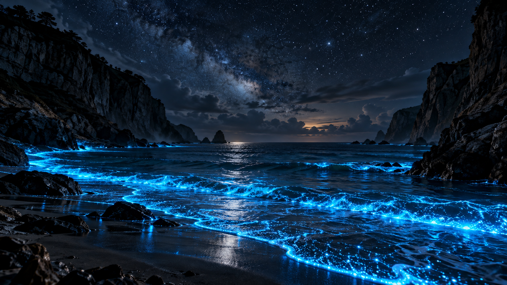 The Bay That Glows Back
