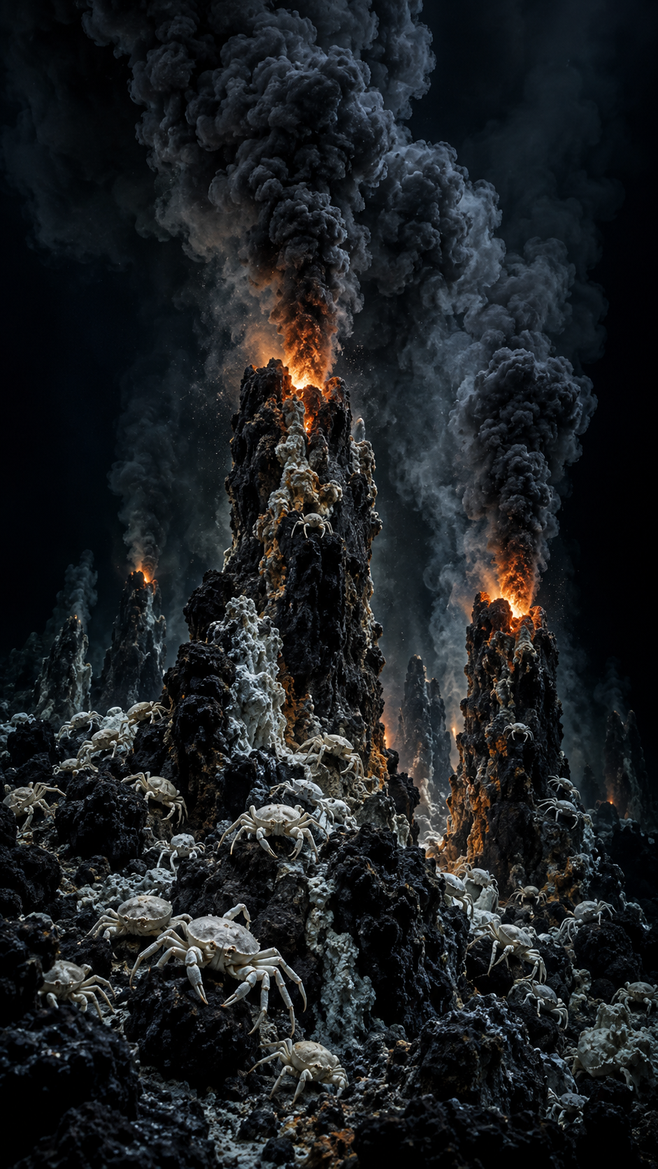 Chimneys of the Deep Fire