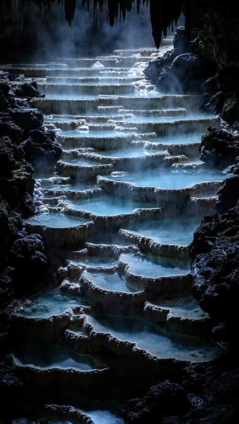 Terraces of Frozen Moonlight