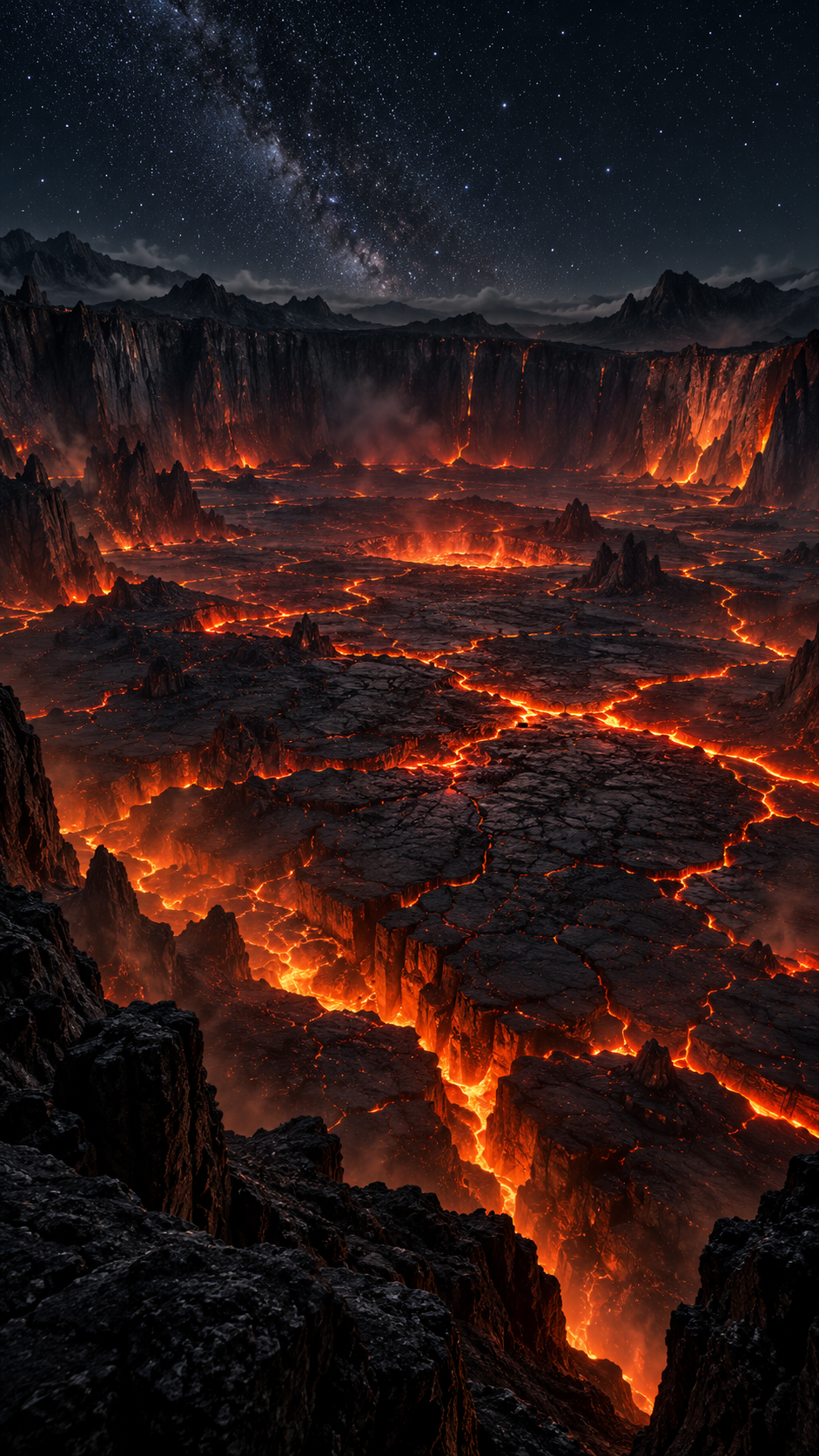 Burning Veins of the Caldera