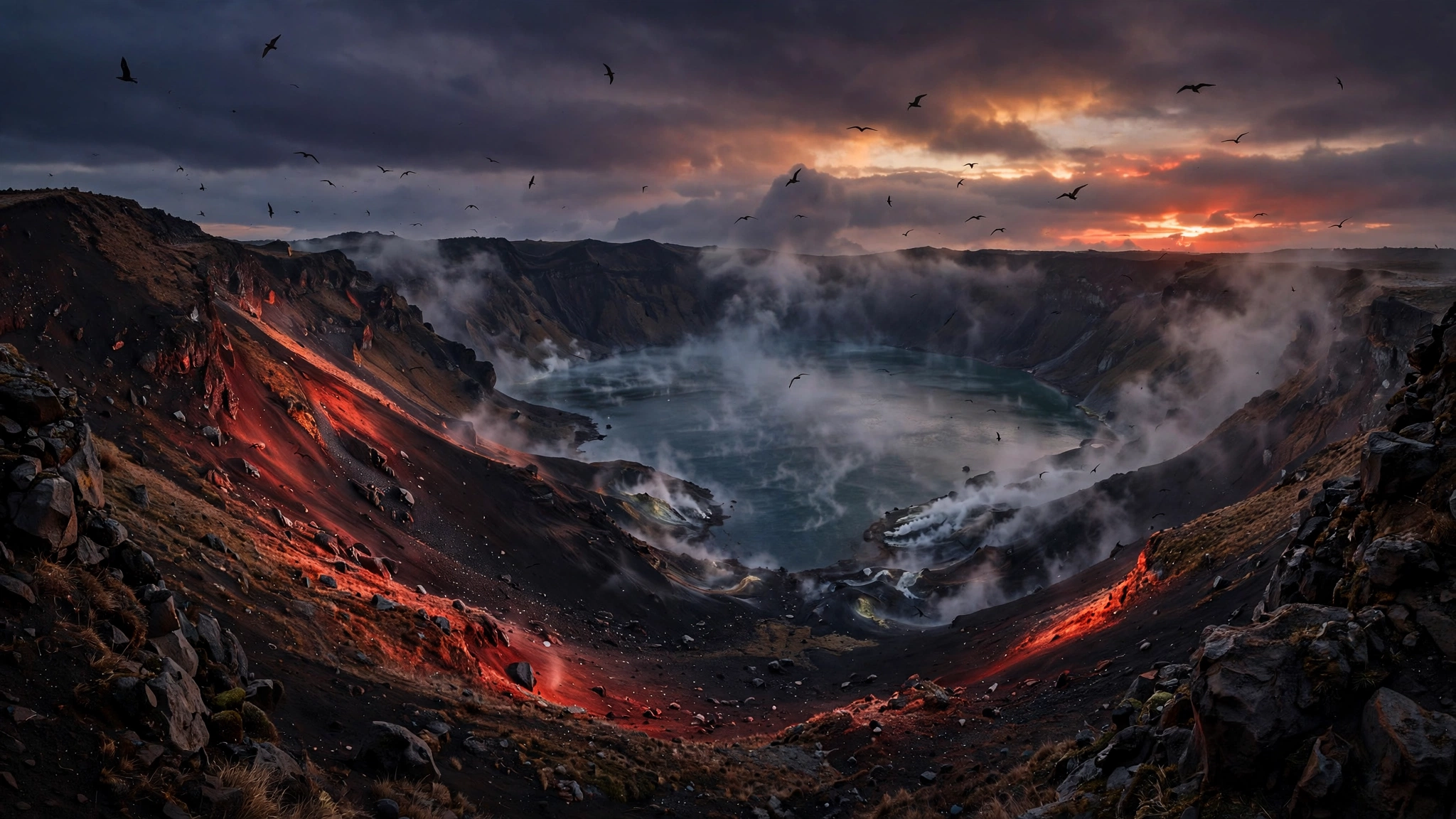 The Caldera Holds Fire