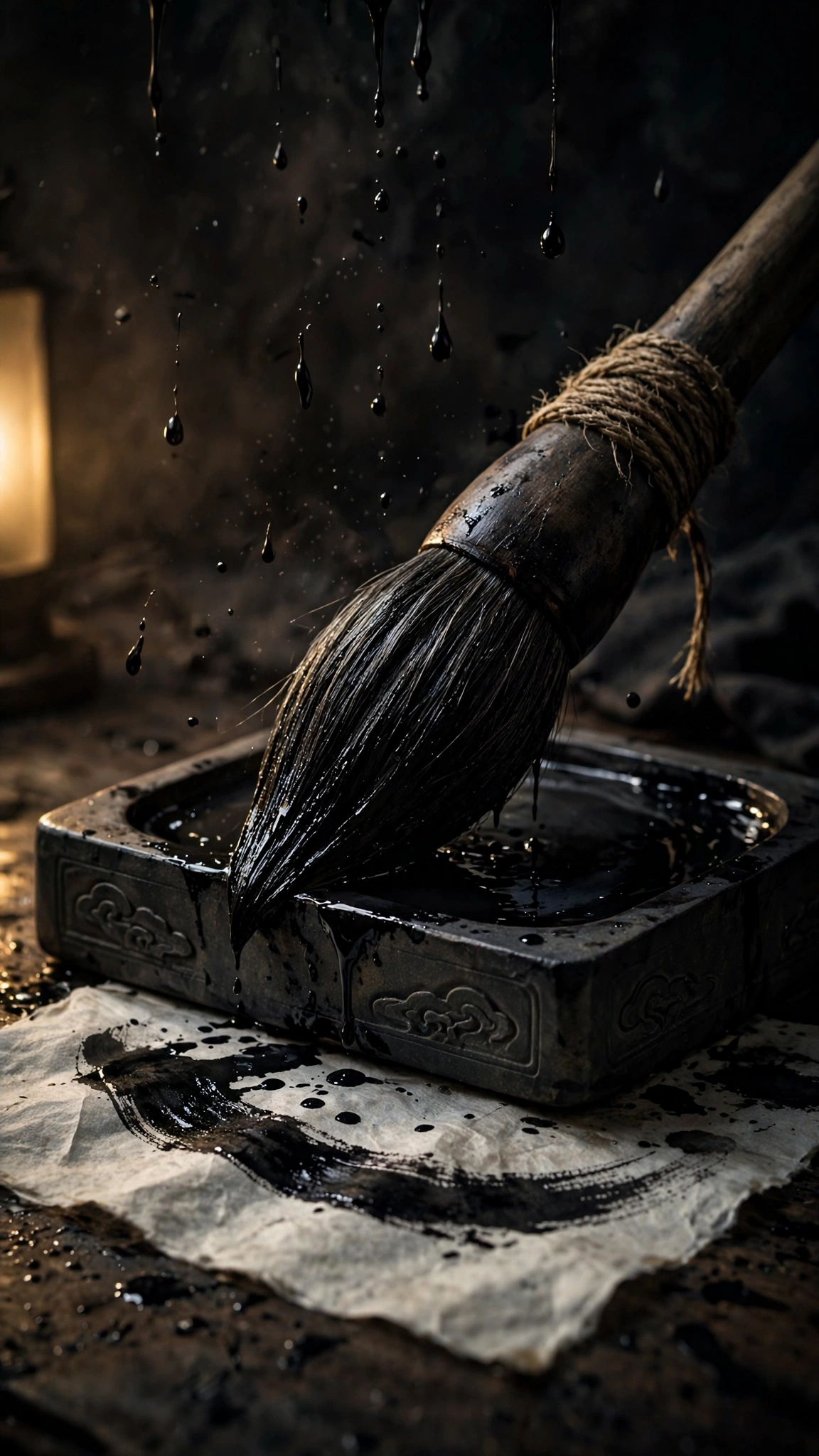 The Brush Remembers Water