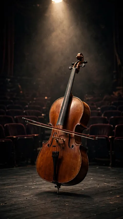 The Cello Waits in Darkness