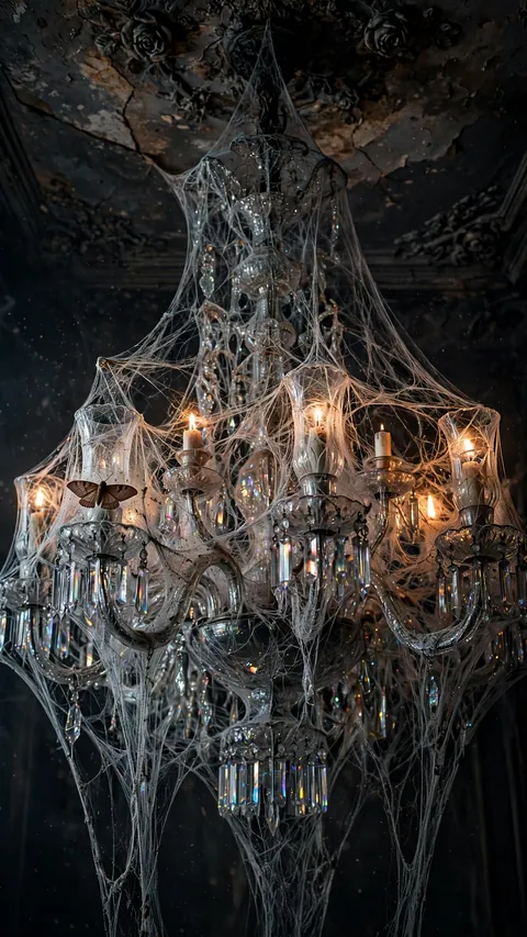 Light Caught in Cobwebs