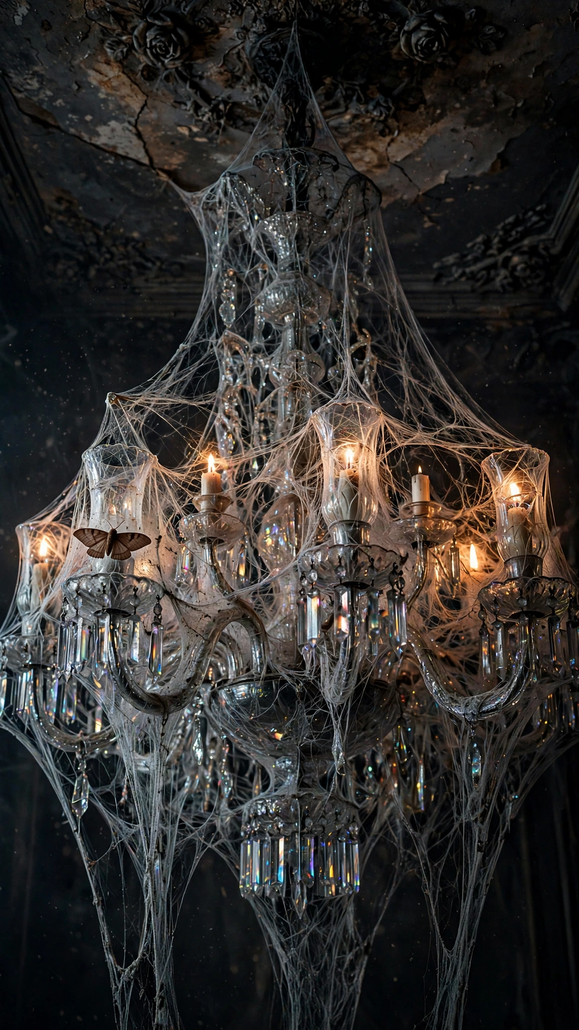 Light Caught in Cobwebs