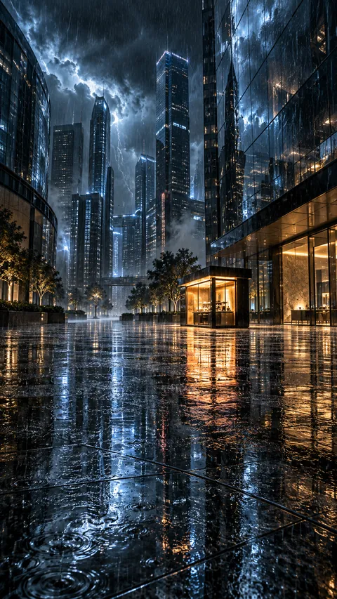 The Plaza Holds Its Mirror