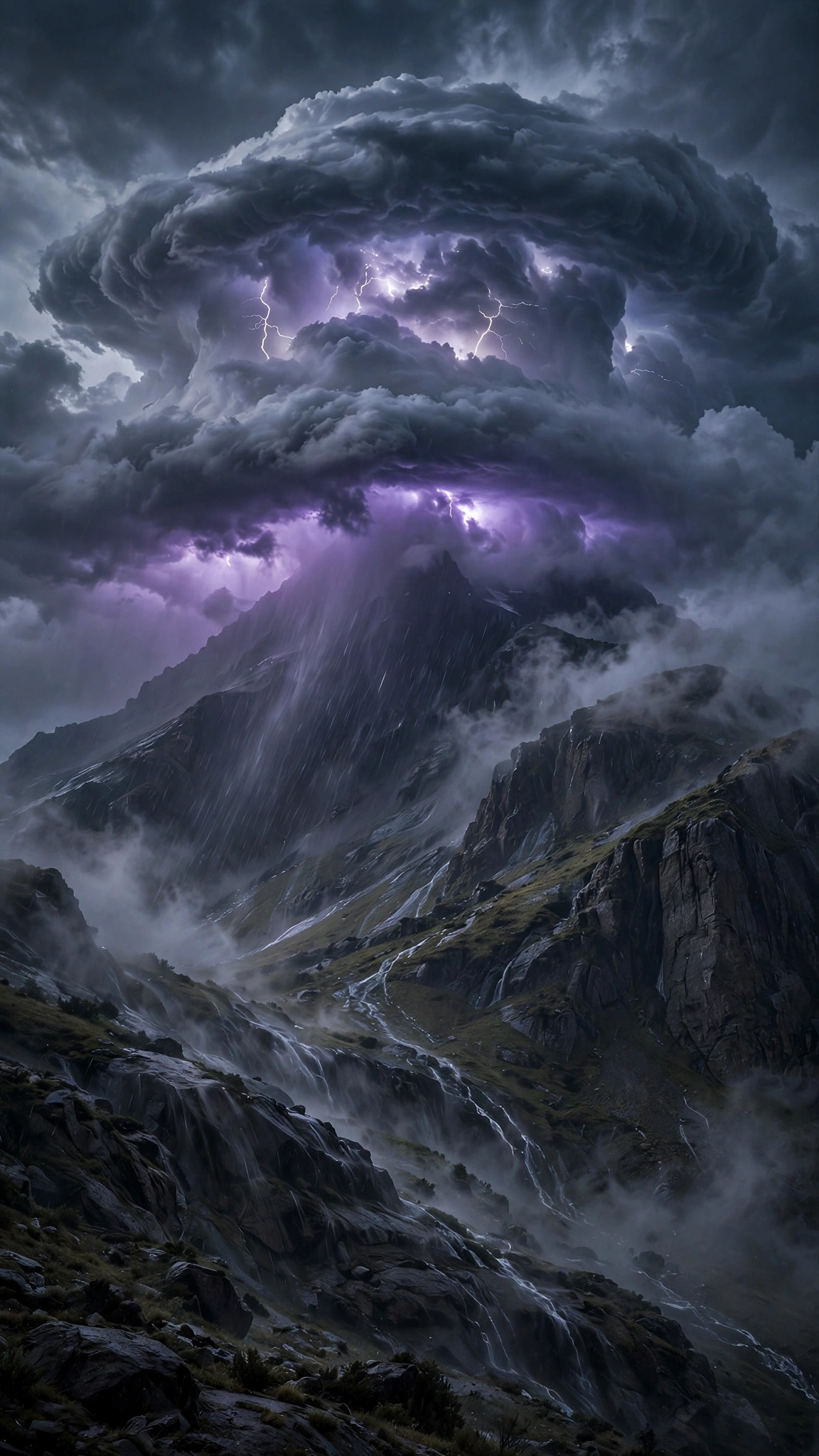 The Mountain Wears the Storm