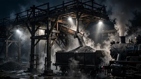 The Coaling Stage at Night