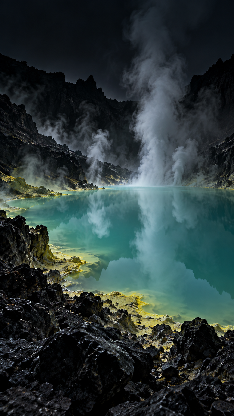 The Lake That Steams