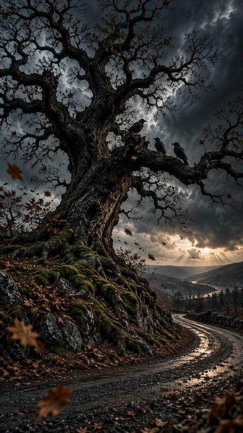 The Oak Older Than the Road