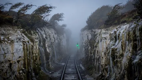 Wind Through the Foggy Cutting