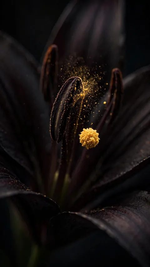 Gold Dust on Black Velvet