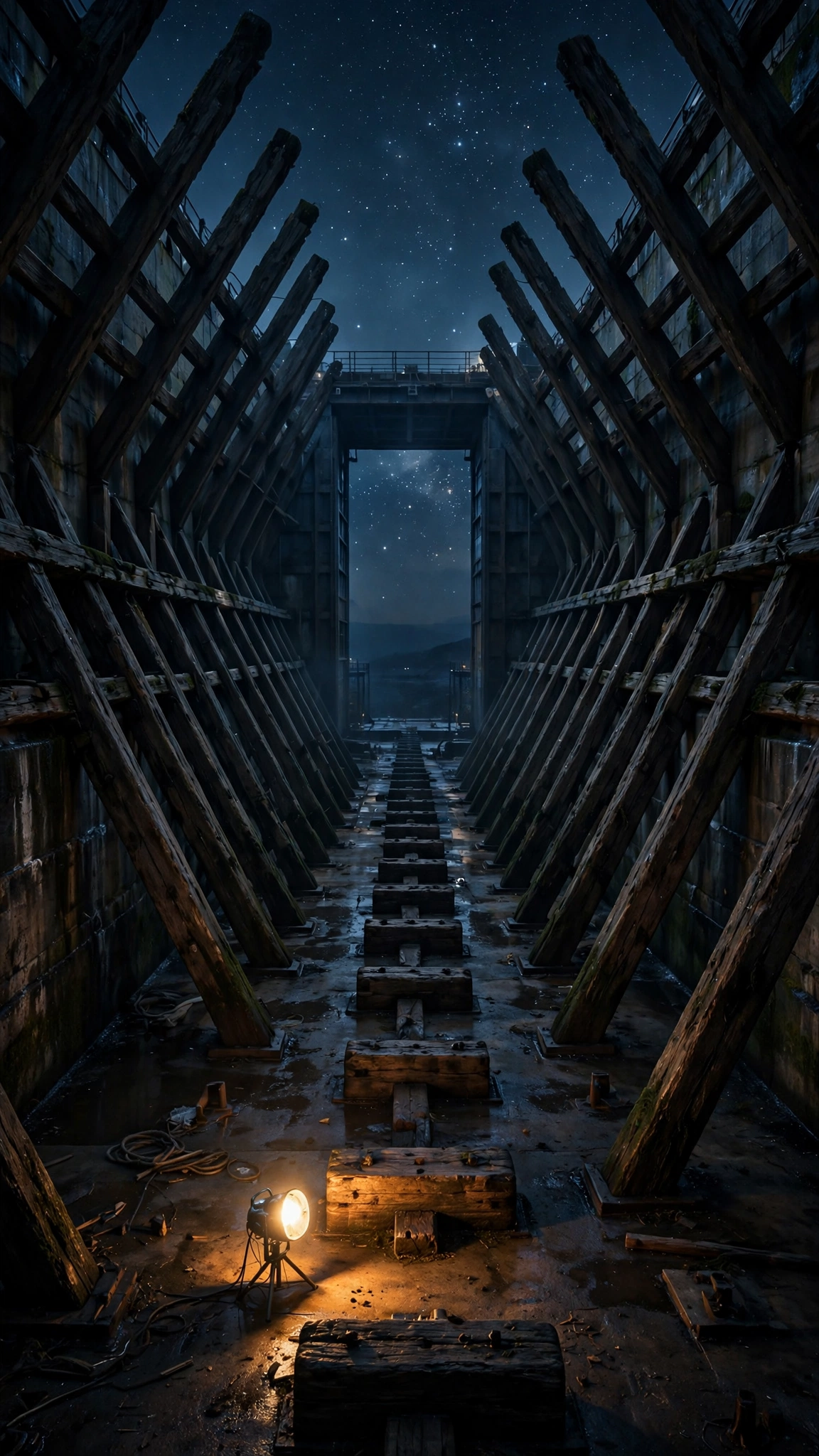 Timbers of the Dry Dock