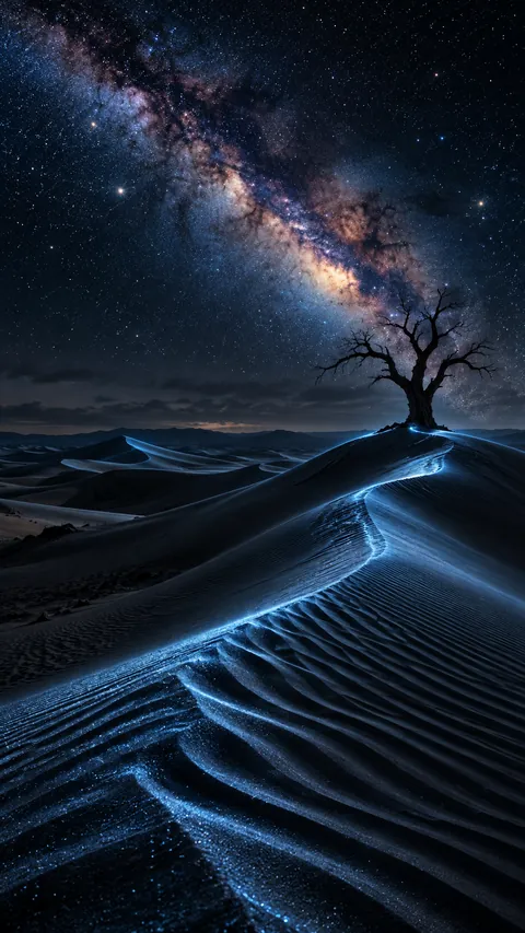 A Sea of Sand Under Stars