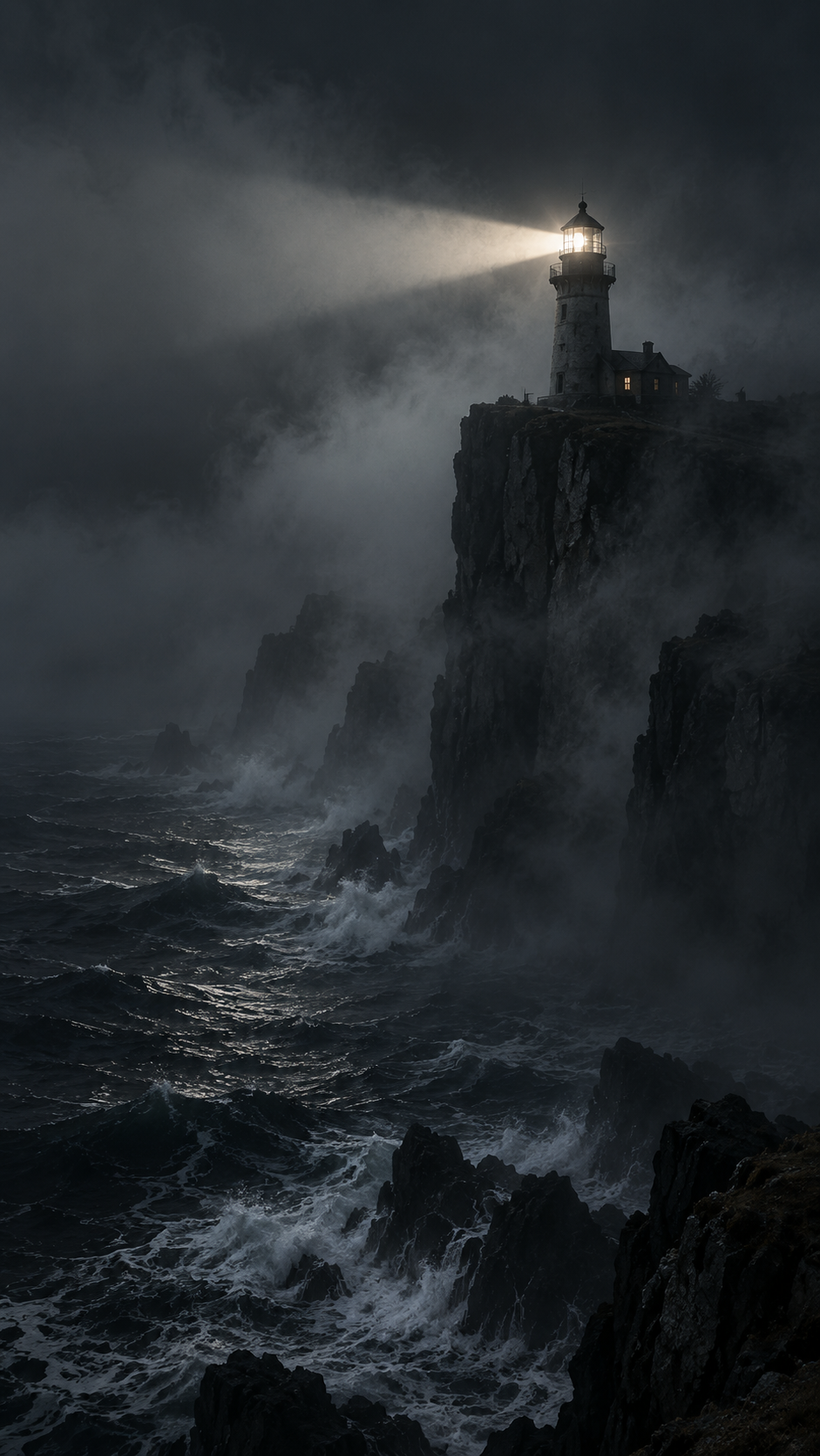 The Last Light on the Cliff