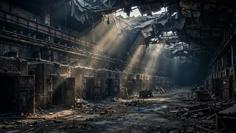 The Foundry Floor Stretches Dark