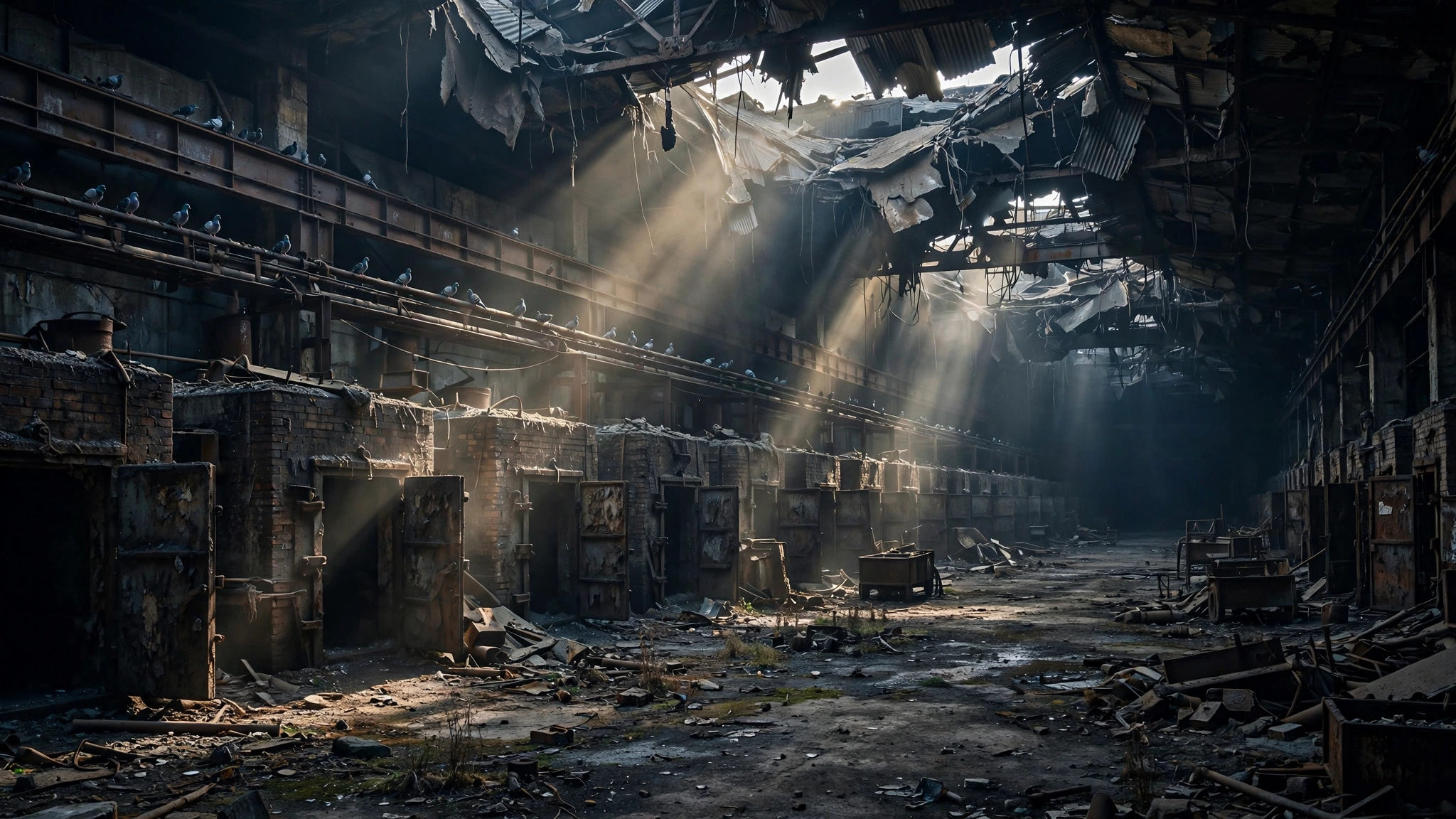 The Foundry Floor Stretches Dark