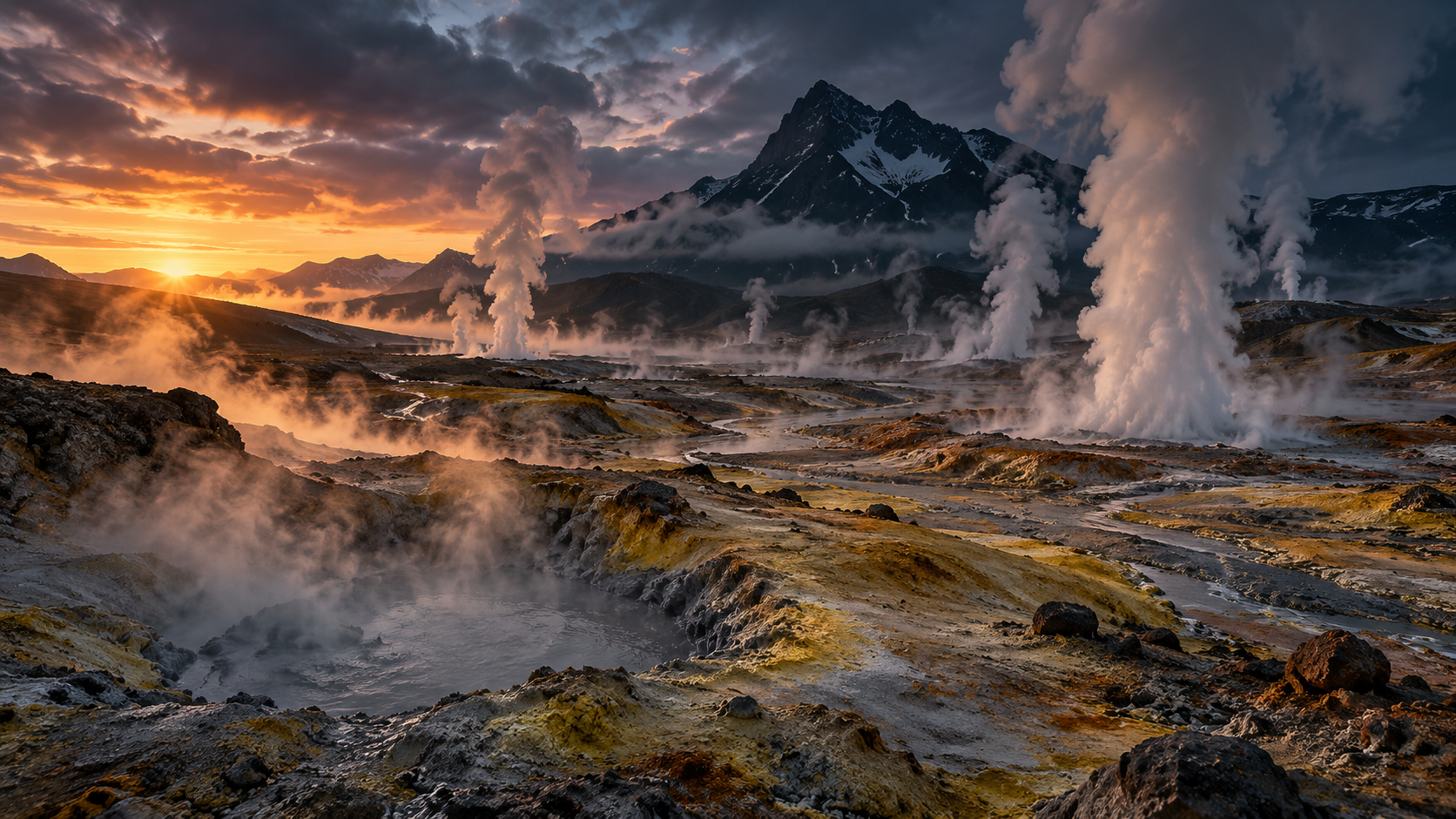 The Earth Exhales