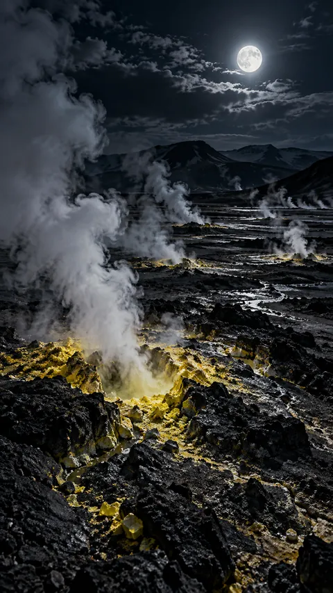 The Earth Exhales