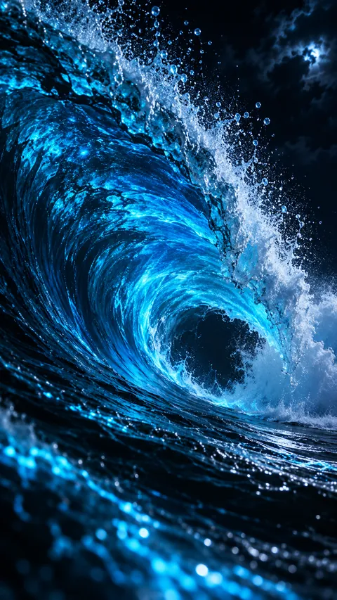 The Wave Glows Before It Breaks