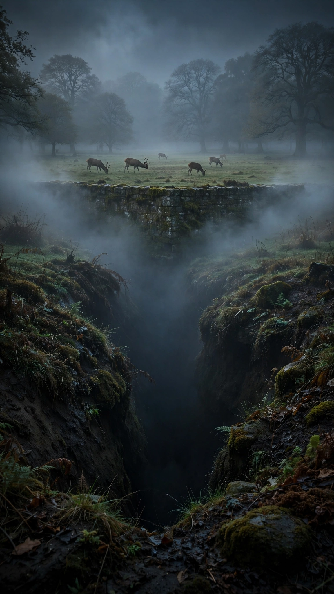The Ha-Ha in Fog