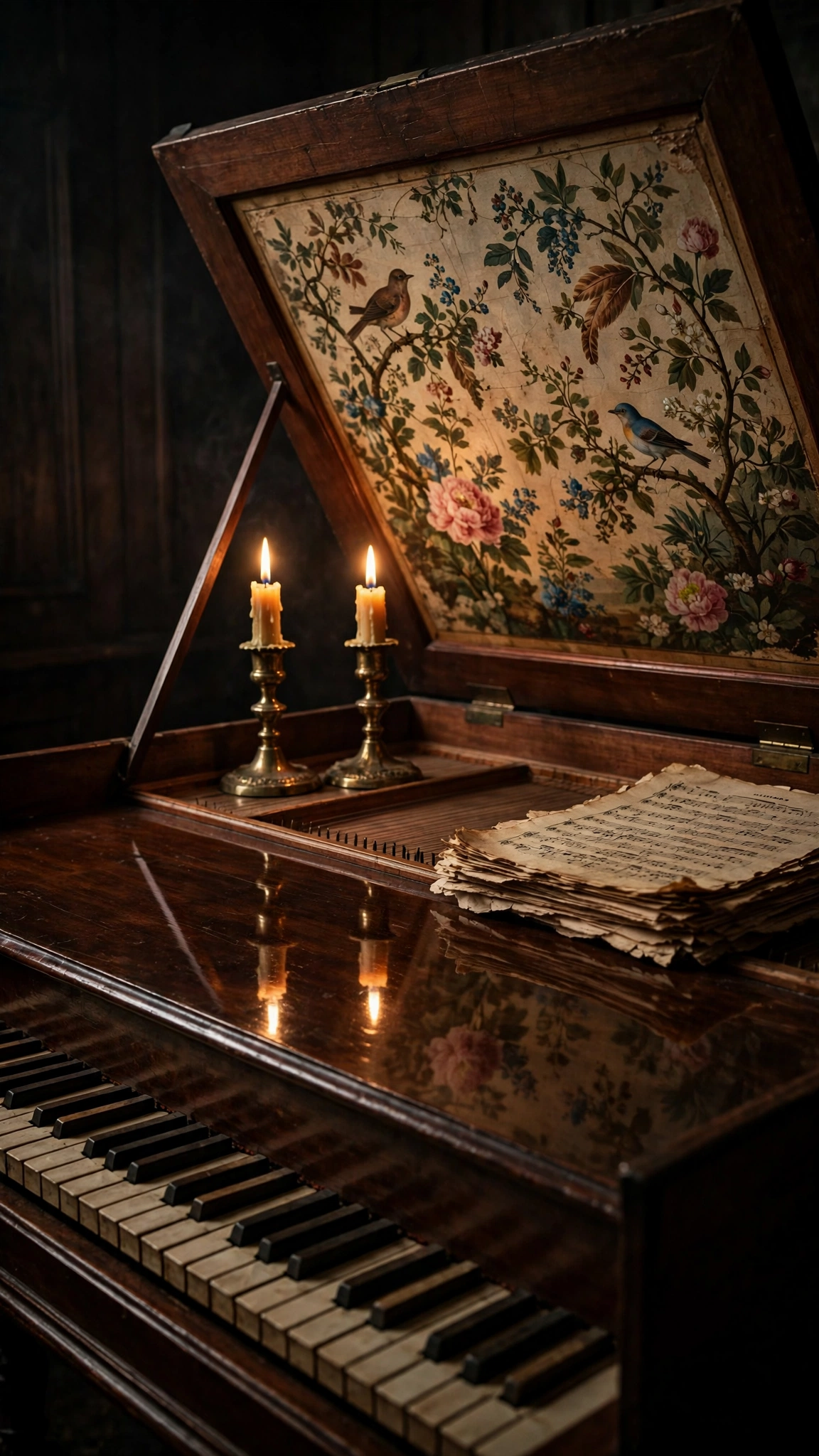 Candlelight on the Harpsichord