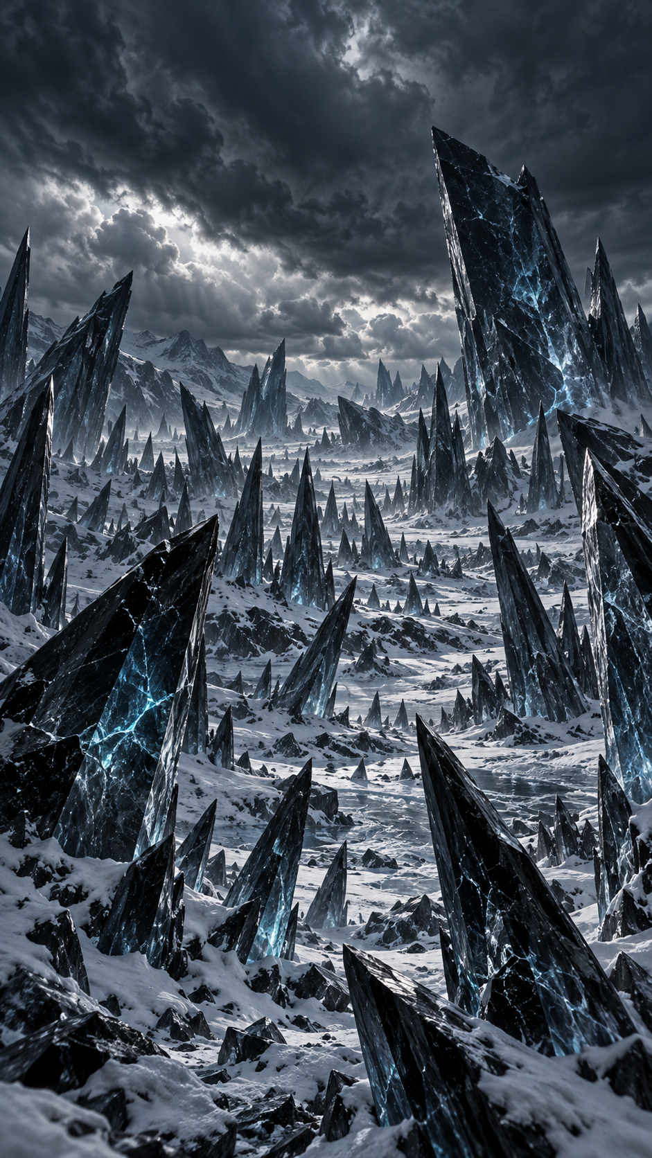 Blades of Black Glass