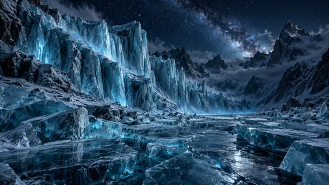 The Frozen Waterfall