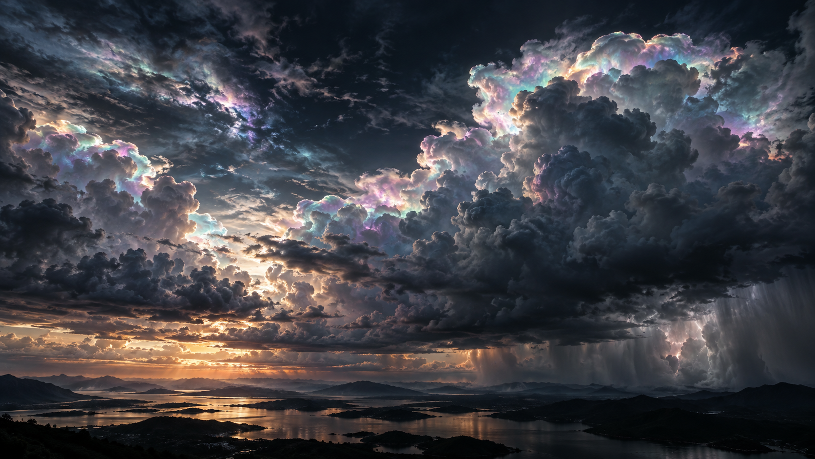 The Cloud Wears a Rainbow