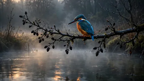 Dawn at the Kingfisher's Perch