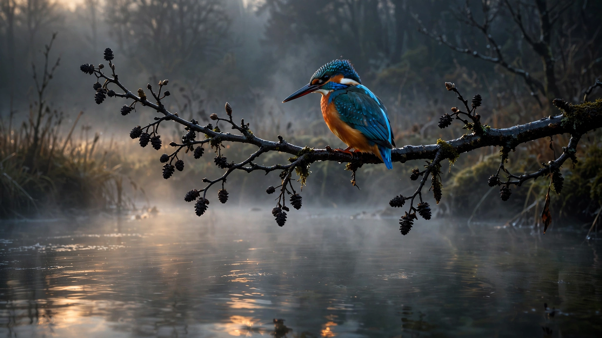 Dawn at the Kingfisher's Perch