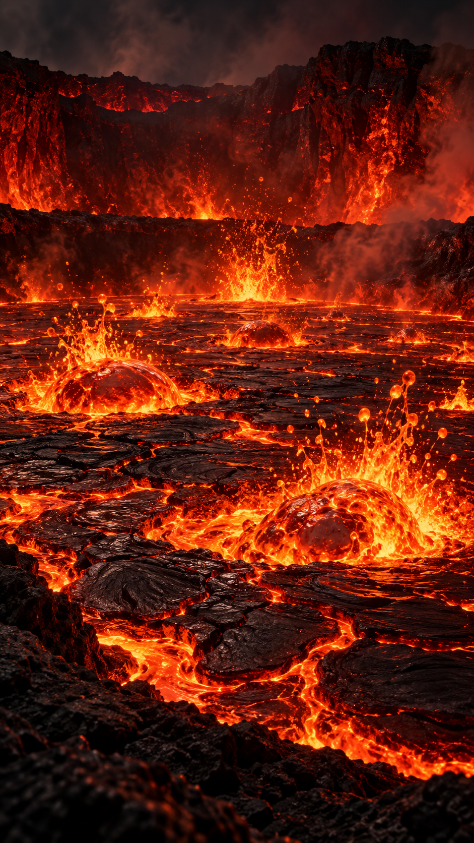 The Lake Breathes Fire