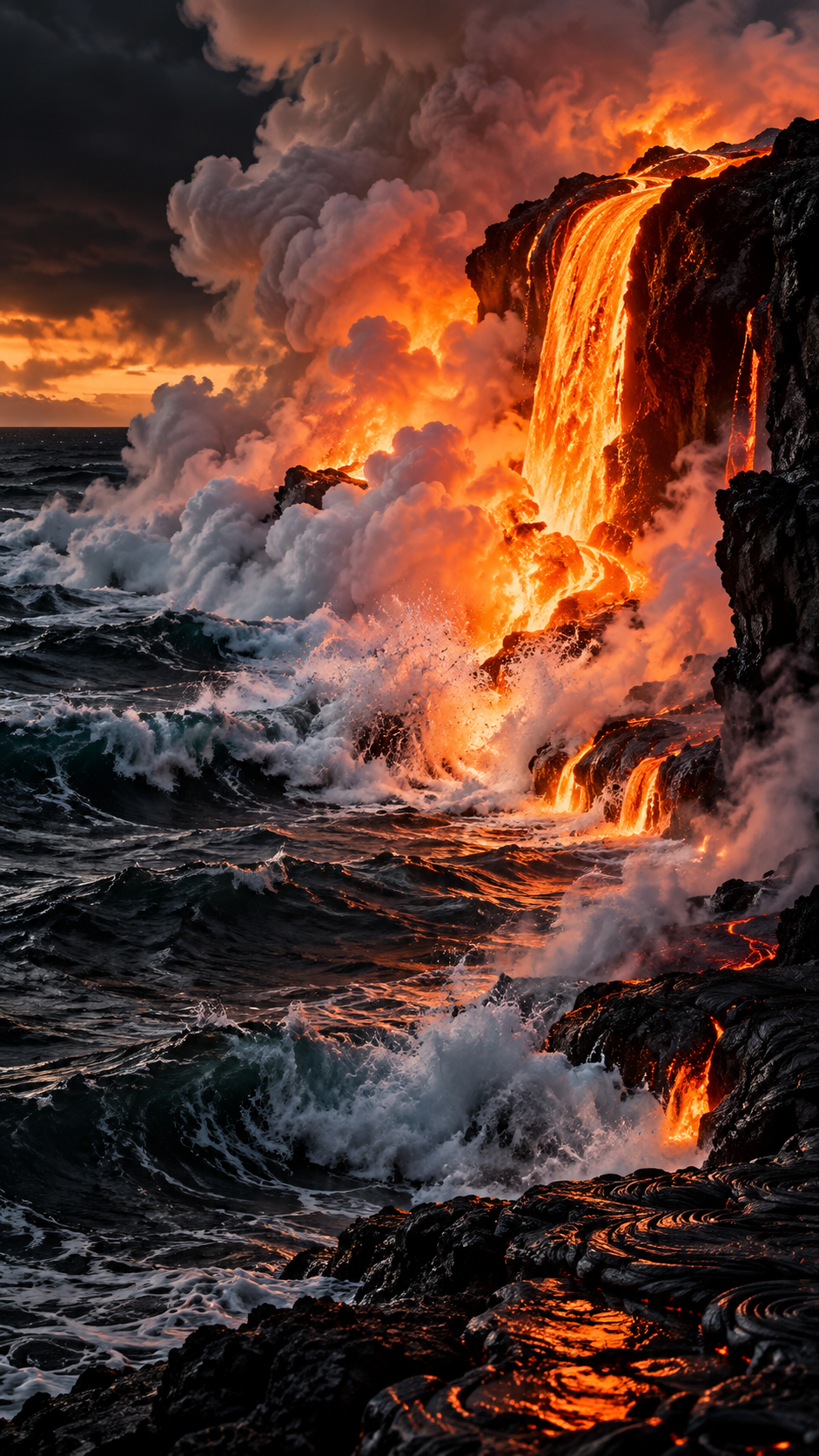 Where Fire Meets the Sea