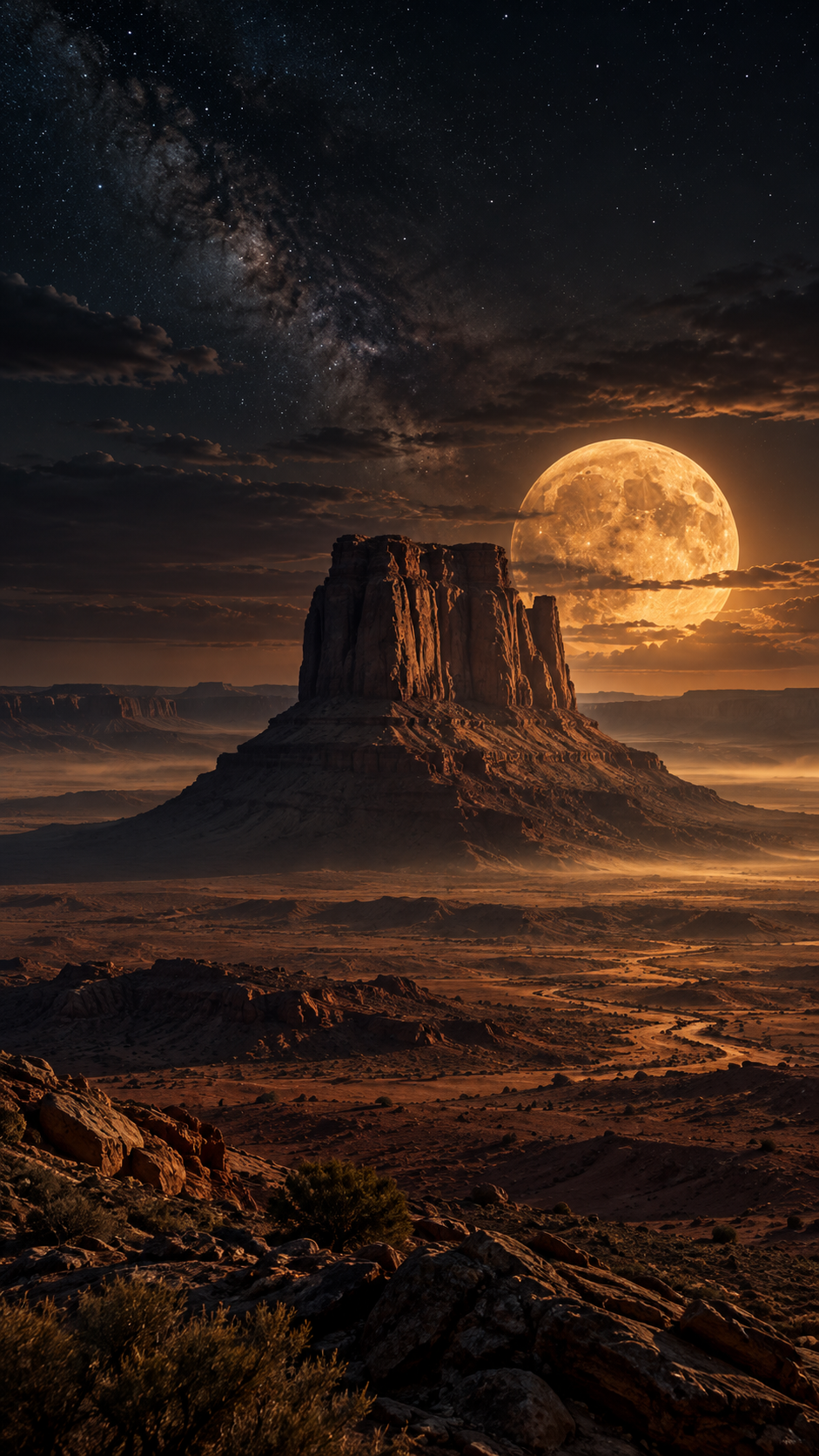 Moonshadow on the Mesa