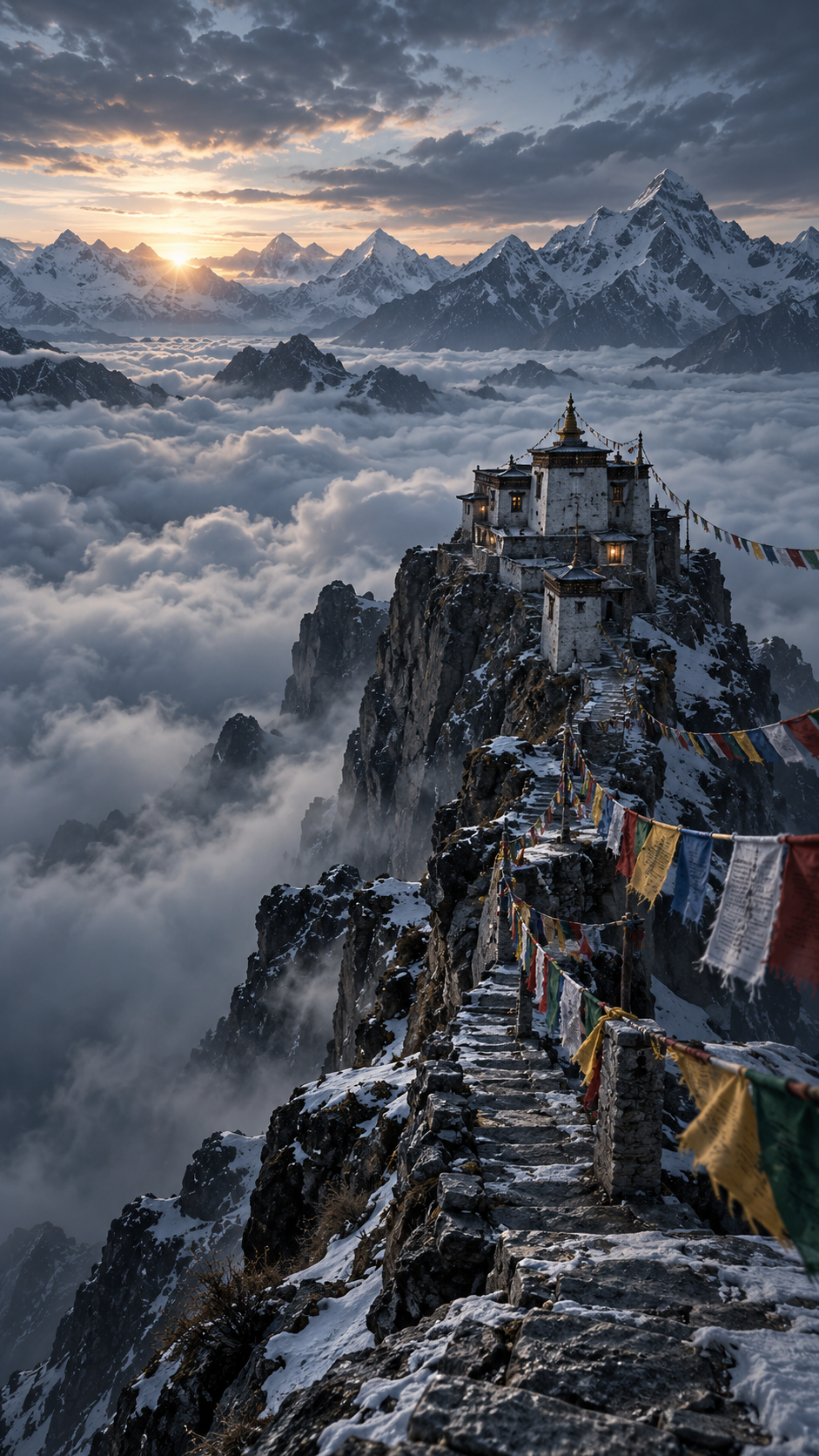 The Monastery Above the Clouds